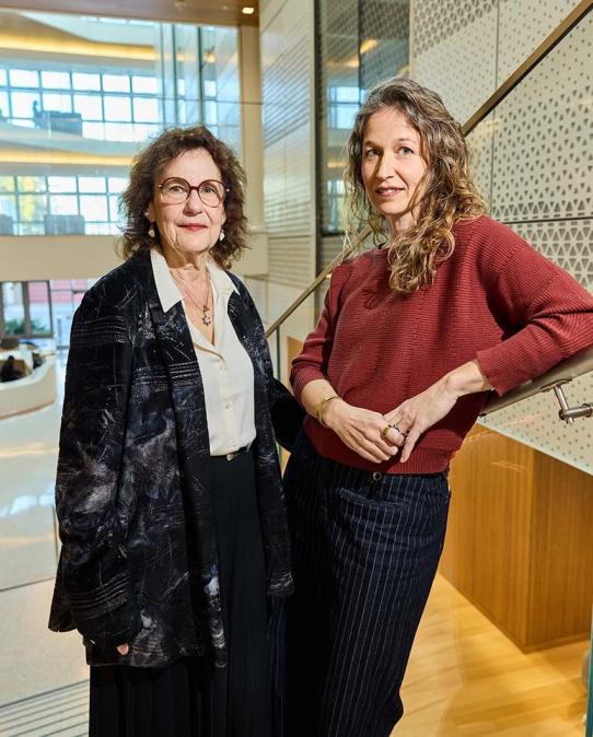 photo of Alicia Lieberman (left) and Nicki Bush (right)