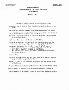 Cornerstone contents document