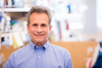 Photo of John Rubenstein in the lab