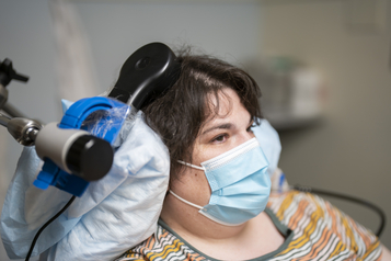 Sarah, a patient