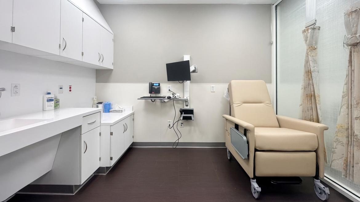 Patient prep area