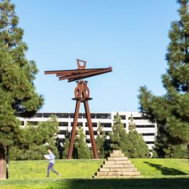 Dreamcatcher sculpture at UCSF Mission Bay