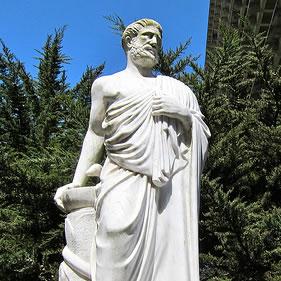 Hippocrates statue